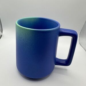 Starbucks 14oz Summer 2020 Blue Ombre Teal Ceramic Coffee Mug